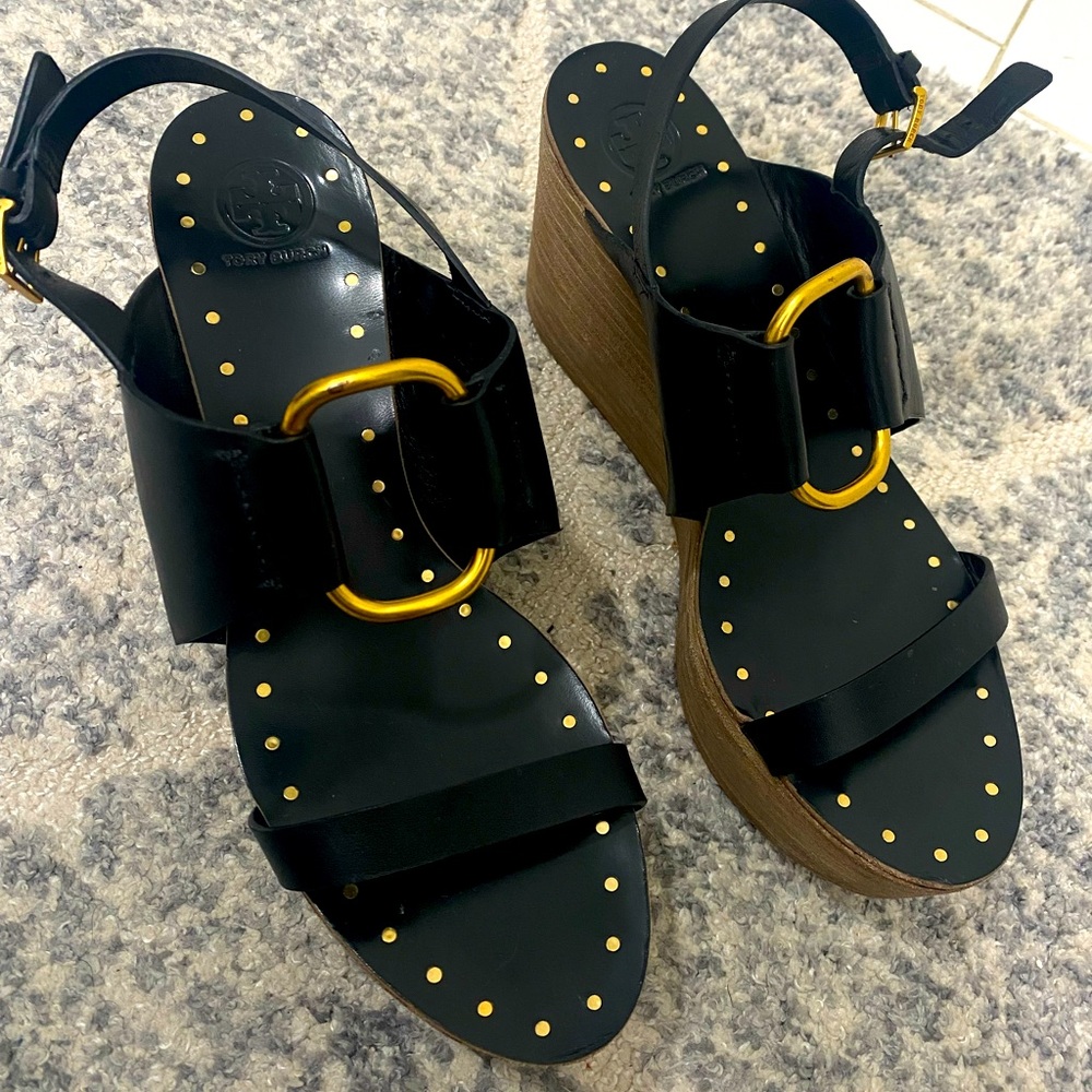 Tory Burch Ravello Platforms - Picture 1 of 7